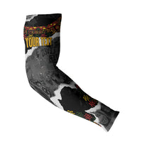 Juneteenth Freedom Day Personalized Grunge Ethnic Motif Arm Sleeves Black History