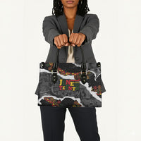 Juneteenth Freedom Day Grunge Ethnic Motif Leather Bag Black History