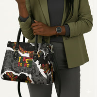 Juneteenth Freedom Day Grunge Ethnic Motif Leather Bag Black History