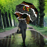 Juneteenth Freedom Day Grunge Ethnic Motif Umbrella Black History