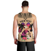 personalised-polynesian-men-tank-top-dog-lover-with-beagle-sunset-at-the-beach