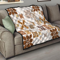 Vintage Hawaii Quilt Hawaiian Quilt Kapa Mismatch Beige - Wonder Print Shop