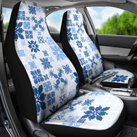 Vintage Hawaii Car Seat Cover Hawaiian Quilt Kapa Mismatch Blue LT7 - Wonder Print Shop