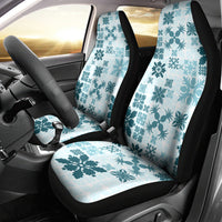Vintage Hawaii Car Seat Cover Hawaiian Quilt Kapa Mismatch Teal LT7 - Wonder Print Shop