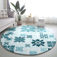 vintage-hawaii-round-carpet-hawaiian-quilt-kapa-mismatch-teal