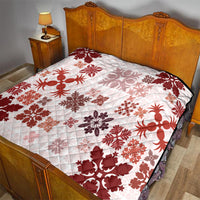 Vintage Hawaii Quilt Hawaiian Quilt Kapa Mismatch Red - Wonder Print Shop