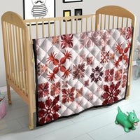 Vintage Hawaii Quilt Hawaiian Quilt Kapa Mismatch Red - Wonder Print Shop