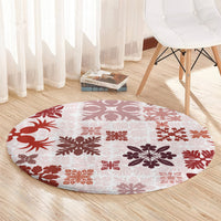 vintage-hawaii-round-carpet-hawaiian-quilt-kapa-mismatch-red