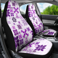 Vintage Hawaii Car Seat Cover Hawaiian Quilt Kapa Mismatch Purple LT7 - Wonder Print Shop