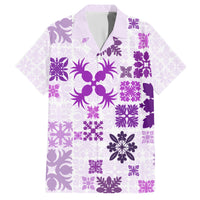 Vintage Hawaii Hawaiian Shirt Hawaiian Quilt Kapa Mismatch Purple - Wonder Print Shop