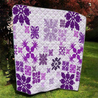 Vintage Hawaii Quilt Hawaiian Quilt Kapa Mismatch Purple - Wonder Print Shop