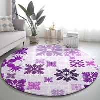 vintage-hawaii-round-carpet-hawaiian-quilt-kapa-mismatch-purple