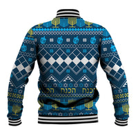 Happy Hanukkah Baseball Jacket Love and Lights Menorah LT7 - Wonder Print Shop