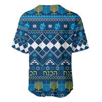 Happy Hanukkah Baseball Jersey Love and Lights Menorah LT7 - Wonder Print Shop