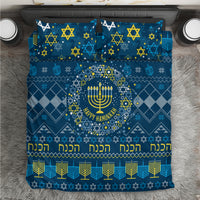 Happy Hanukkah Bedding Set Love and Lights Menorah LT7 - Wonder Print Shop