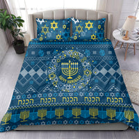 Happy Hanukkah Bedding Set Love and Lights Menorah LT7 - Wonder Print Shop