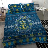 Happy Hanukkah Bedding Set Love and Lights Menorah LT7 - Wonder Print Shop