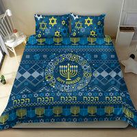 Happy Hanukkah Bedding Set Love and Lights Menorah LT7 - Wonder Print Shop