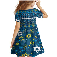 Happy Hanukkah Family Matching Mermaid Dress and Hawaiian Shirt Love and Lights Menorah LT7 - Wonder Print Shop