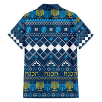 Happy Hanukkah Hawaiian Shirt Love and Lights Menorah - Wonder Print Shop