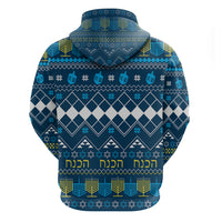 Happy Hanukkah Hoodie Love and Lights Menorah - Wonder Print Shop