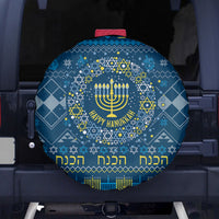 Happy Hanukkah Spare Tire Cover Love and Lights Menorah - Wonder Print Shop