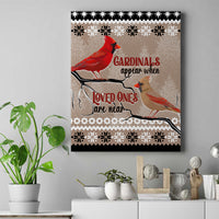 Christmas Cardinal Birds Canvas Wall Art Cardinals Appear When Loved Ones Are Near LT7 - Wonder Print Shop