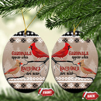 Christmas Cardinal Birds Ceramic Ornament Cardinals Appear When Loved Ones Are Near LT7 - Wonder Print Shop