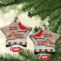 Christmas Cardinal Birds Ceramic Ornament Cardinals Appear When Loved Ones Are Near LT7 - Wonder Print Shop