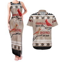 Christmas Cardinal Birds Couples Matching Tank Maxi Dress and Hawaiian Shirt Cardinals Appear When Loved Ones Are Near LT7 - Wonder Print Shop