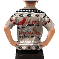 Christmas Cardinal Birds Family Matching Mermaid Dress and Hawaiian Shirt Cardinals Appear When Loved Ones Are Near LT7 - Wonder Print Shop