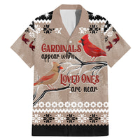 Christmas Cardinal Birds Family Matching Mermaid Dress and Hawaiian Shirt Cardinals Appear When Loved Ones Are Near LT7 - Wonder Print Shop