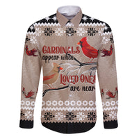 Christmas Cardinal Birds Family Matching Mermaid Dress and Hawaiian Shirt Cardinals Appear When Loved Ones Are Near LT7 - Wonder Print Shop