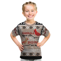 Christmas Cardinal Birds Kid T Shirt Cardinals Appear When Loved Ones Are Near - Wonder Print Shop