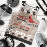 Chrismas Cardinal Birds Men Tank Top Cardinals Appear When Loved Ones Are Near - Wonder Print Shop
