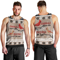 Chrismas Cardinal Birds Men Tank Top Cardinals Appear When Loved Ones Are Near - Wonder Print Shop