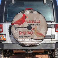 Chrismas Cardinal Birds Spare Tire Cover Cardinals Appear When Loved Ones Are Near - Wonder Print Shop