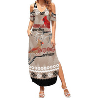 Chrismas Cardinal Birds Summer Maxi Dress Cardinals Appear When Loved Ones Are Near - Wonder Print Shop