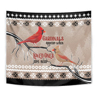 Chrismas Cardinal Birds Tapestry Cardinals Appear When Loved Ones Are Near - Wonder Print Shop