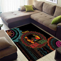 Happy Kwanzaa African Area Rug Mandala Mix Nguzo Saba LT7 - Wonder Print Shop