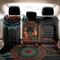 Happy Kwanzaa African Back Car Seat Cover Mandala Mix Nguzo Saba LT7 - Wonder Print Shop