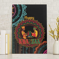 Happy Kwanzaa African Canvas Wall Art Mandala Mix Nguzo Saba LT7 - Wonder Print Shop