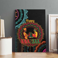 Happy Kwanzaa African Canvas Wall Art Mandala Mix Nguzo Saba LT7 - Wonder Print Shop