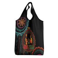 Happy Kwanzaa African Grocery Bag Mandala Mix Nguzo Saba