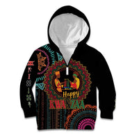 Happy Kwanzaa African Kid Hoodie Mandala Mix Nguzo Saba - Wonder Print Shop