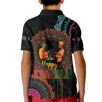 Happy Kwanzaa African Kid Polo Shirt Mandala Mix Nguzo Saba - Wonder Print Shop
