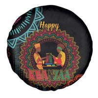 Happy Kwanzaa African Spare Tire Cover Mandala Mix Nguzo Saba - Wonder Print Shop
