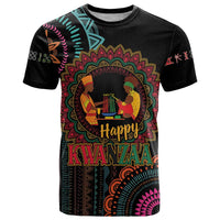 Happy Kwanzaa African T Shirt Mandala Mix Nguzo Saba - Wonder Print Shop