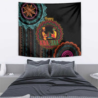 Happy Kwanzaa African Tapestry Mandala Mix Nguzo Saba - Wonder Print Shop