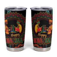 Happy Kwanzaa African Tumbler Cup Mandala Mix Nguzo Saba - Wonder Print Shop